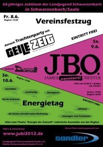 09.06.2012 - Schwarzenbach / Saale - 65 Jahre Landjugend Schwarzenbach