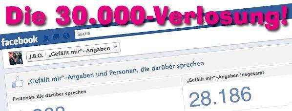 Die 30.000-Verlosung!