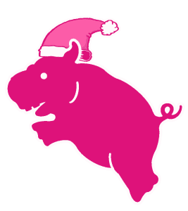 xmas-hippo