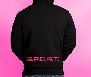 S.P.O.R.T. Kapuzenpulli Rückseite