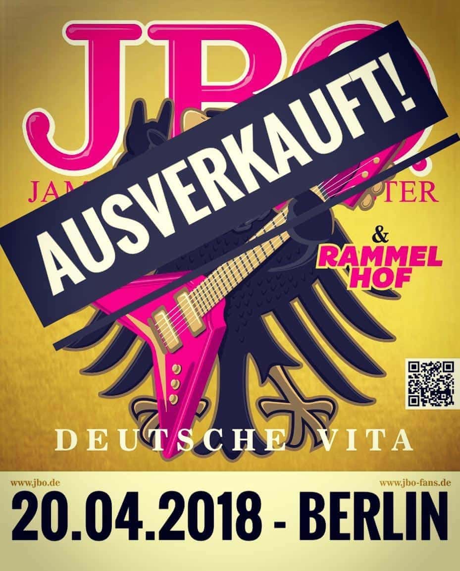 Konzert in Berlin ist ausverkauft!