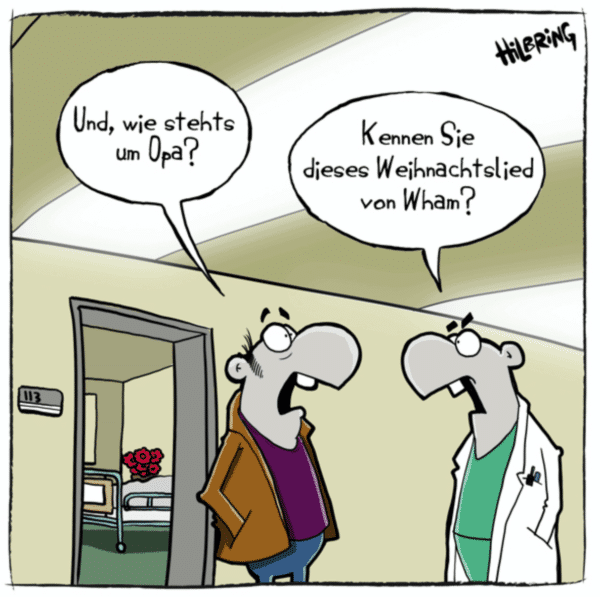 Cartoon von Oli Hilbring