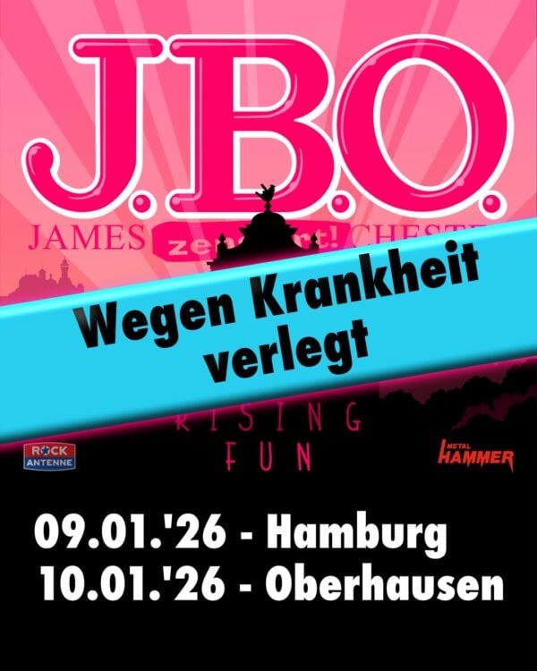 J.B.O. Rockband Deutschland, Metal und Comedy live Tour 2024.