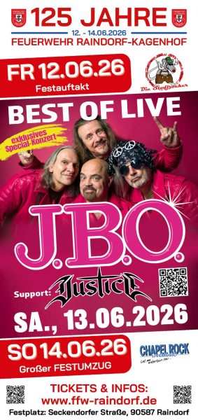 J.B.O. Band bei Feuerwehrfest Raindorf-Kagenhof 125 Jahre Jubiläum.
